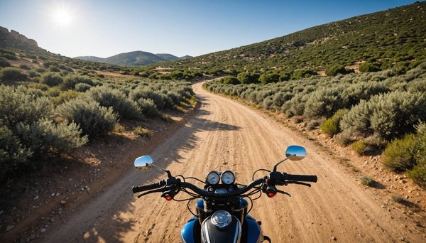 Moto trail en sardaigne : aventure off road avec brooaap